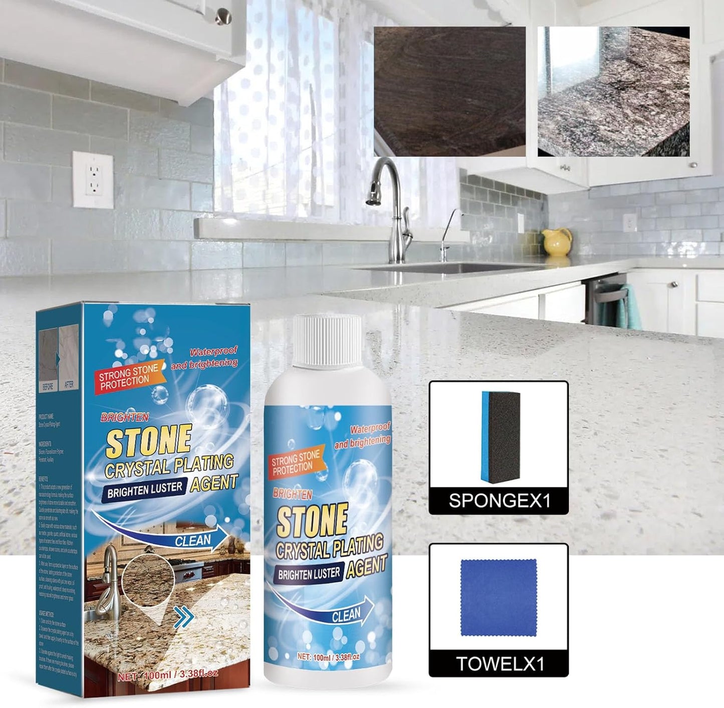 Stone Crystal Plating Agent Stonework Polishing And Coating Agent